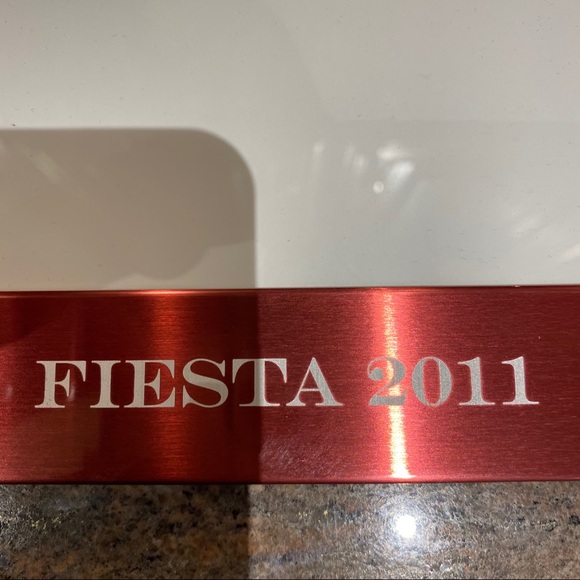 Red Metallic Fiesta 2011 Picture Frame - Picture 3 of 7